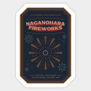 Naganohara Fireworks Sticker